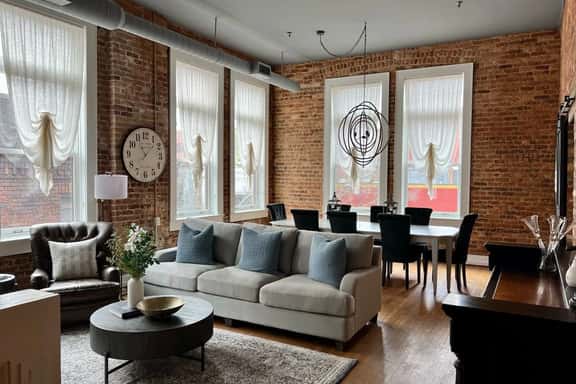 Central Main Street Condo in Historic Building - Image 1