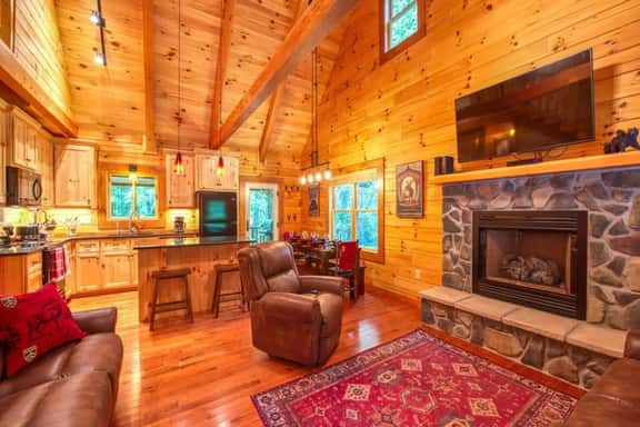 Timber Cabin with Hot Tub and Outdoor Space - Image 1
